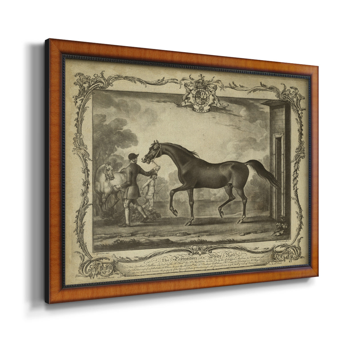 Distinguished Horses IV Premium Framed Canvas- Ready to Hang