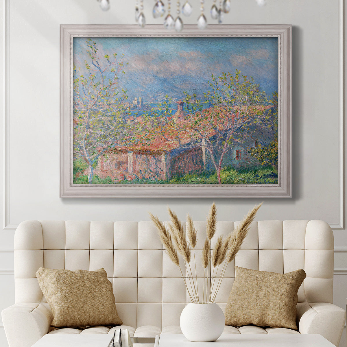 Gardener's House at Antibes - Ornate Framed Canvas Print