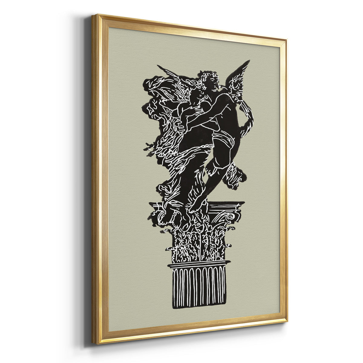 Magic Garden I - Modern Framed Canvas Print