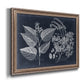 Foliage on Navy III Premium Framed Canvas- Ready to Hang