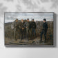 Prisoners from the Front, 1866 - Floater Framed Canvas Print