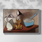 Jug, Candle, and Enamel Pan, 1950 - Floater Framed Canvas Print