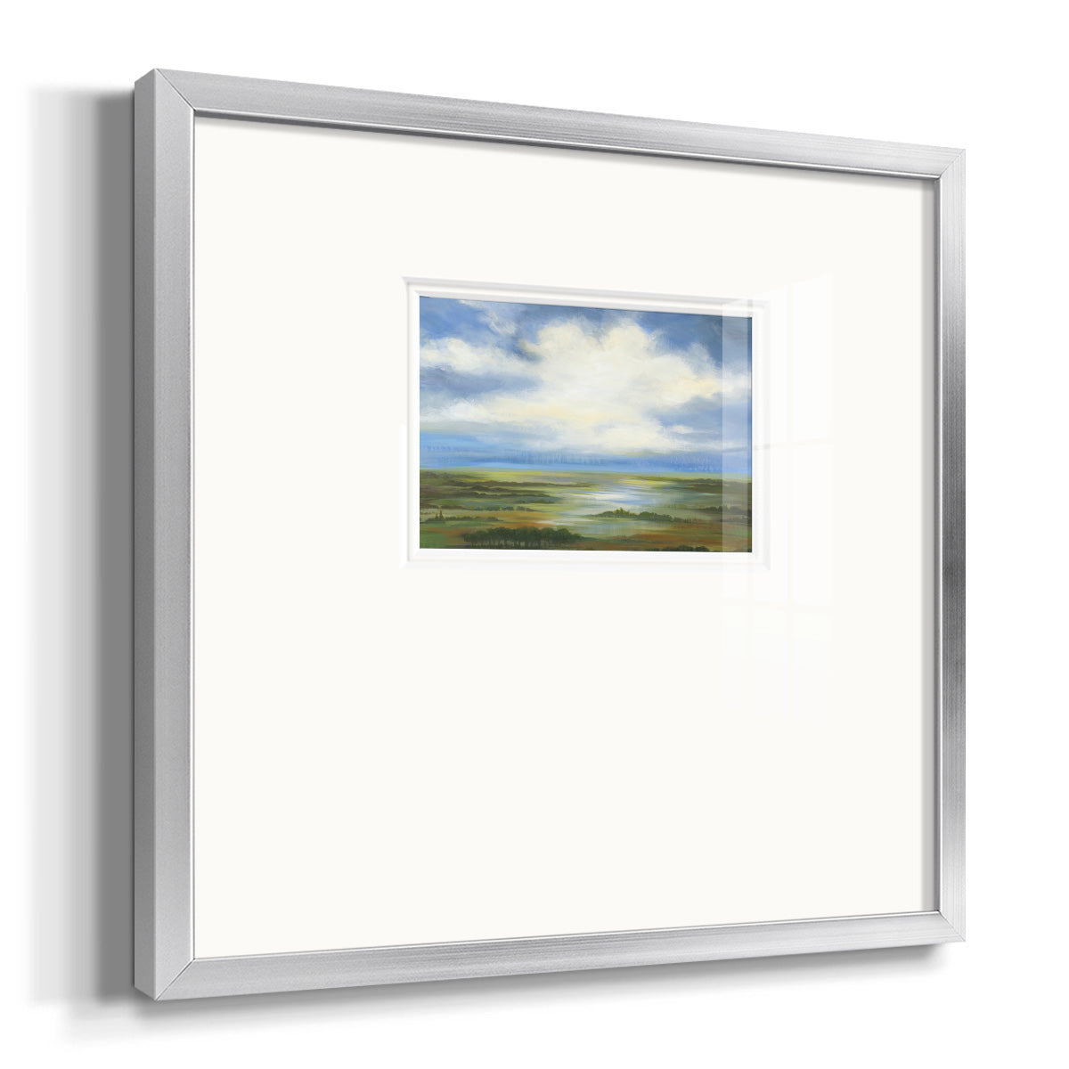 Lighting the Way Premium Framed Print Double Matboard