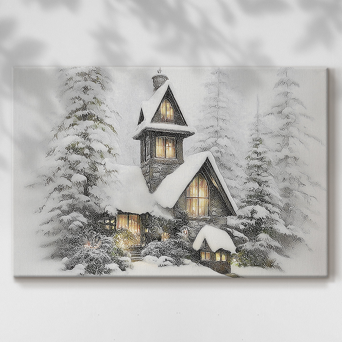 Pearled Dusk Promise - Canvas Art Print