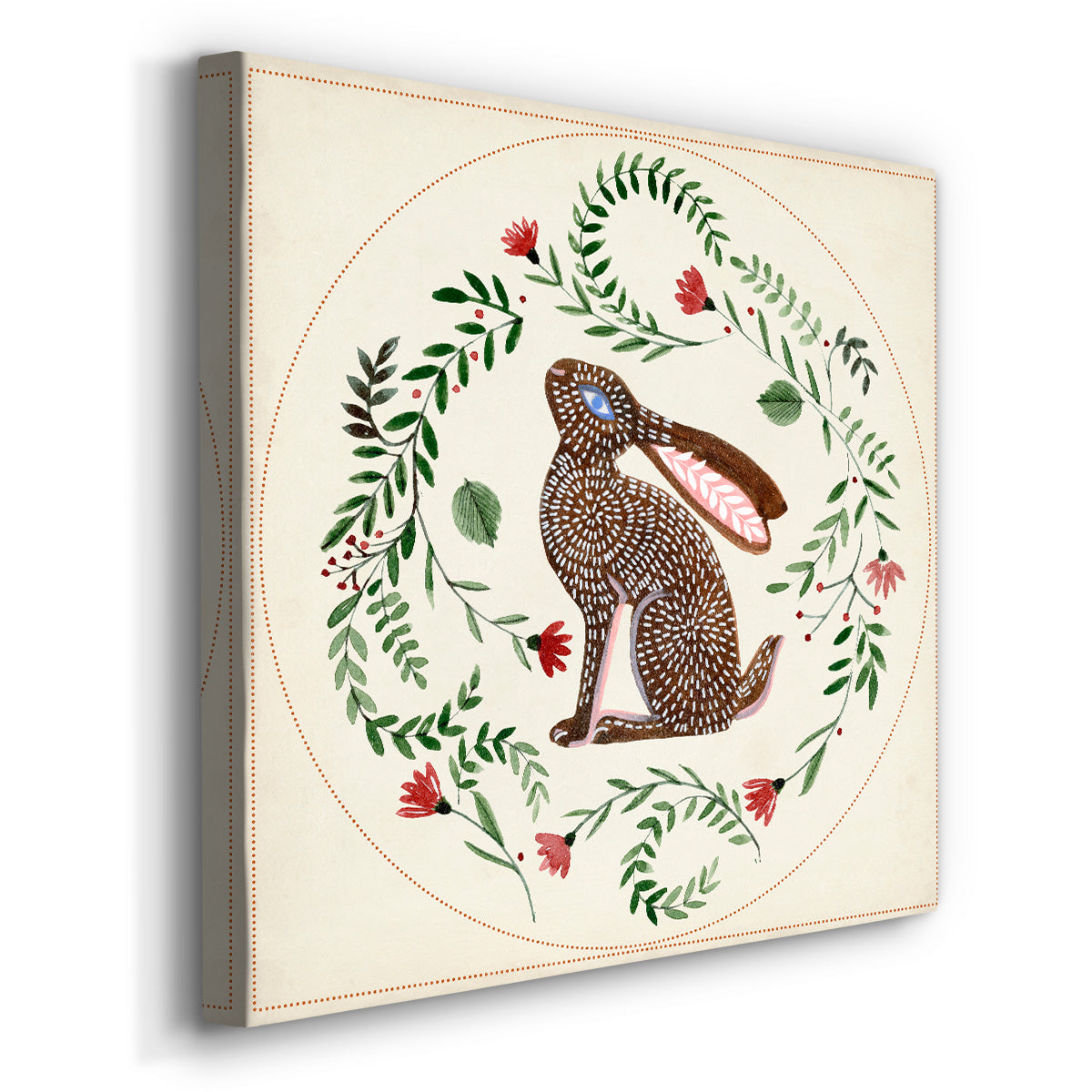 Bunny Folklore III-Premium Gallery Wrapped Canvas - Ready to Hang