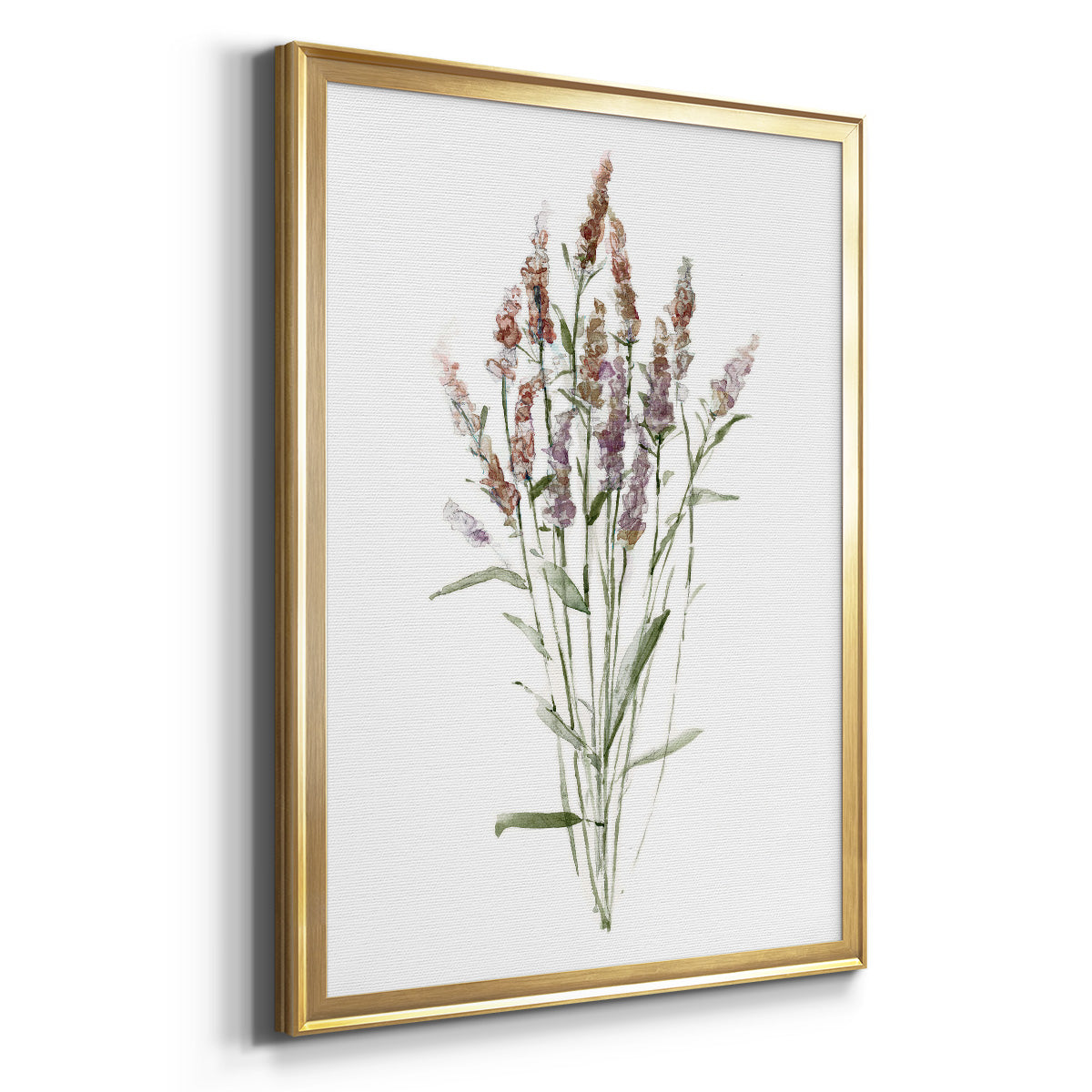 Dainty Botanical III - Modern Framed Canvas Print