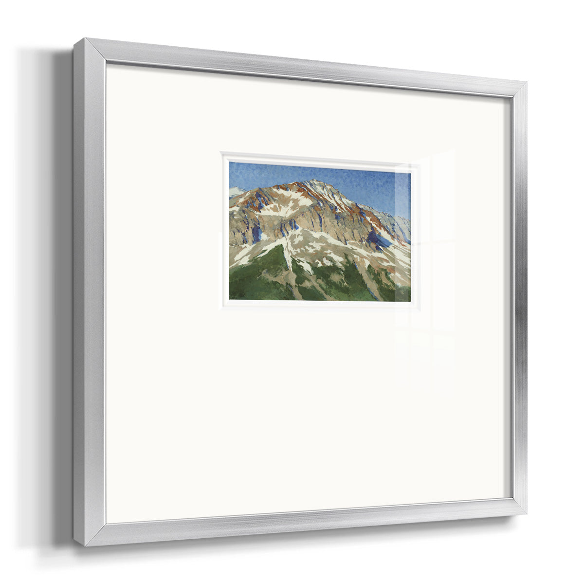 Vermillion Ascent Premium Framed Print Double Matboard