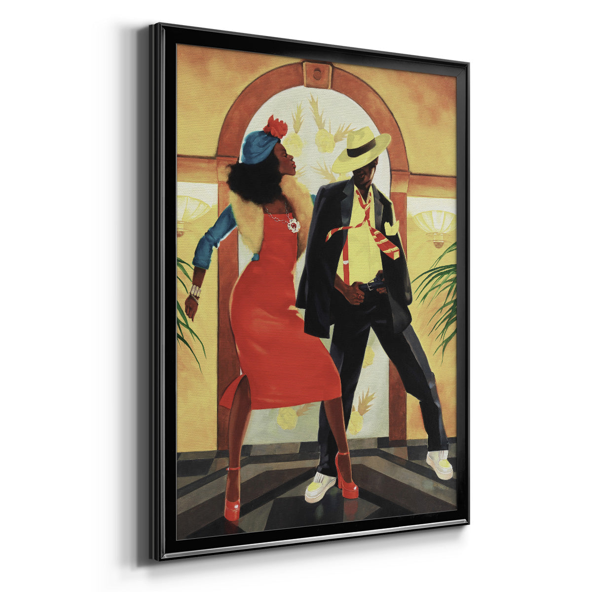 Night Out I - Modern Framed Canvas Print