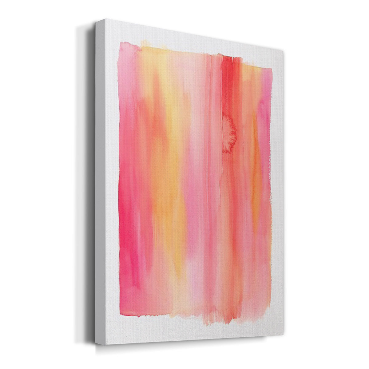 Summer Sherbet Wash I Premium Gallery Wrapped Canvas - Ready to Hang