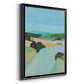 Bright Colored Countryside IV - Modern Framed Canvas Print