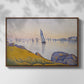 Evening Calm, Concarneau, Opus 220, 1891 - Floater Framed Canvas Print