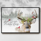 Holiday Deer Collection A - Floater Framed Canvas Print