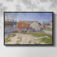 Gasometers at Clichy, 1886 - Floater Framed Canvas Print