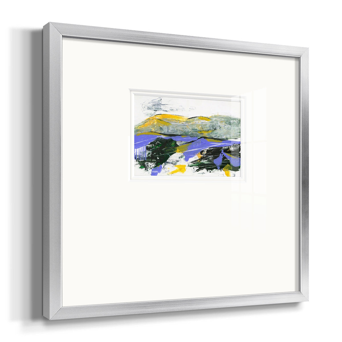 Silent Mountain IV Premium Framed Print Double Matboard