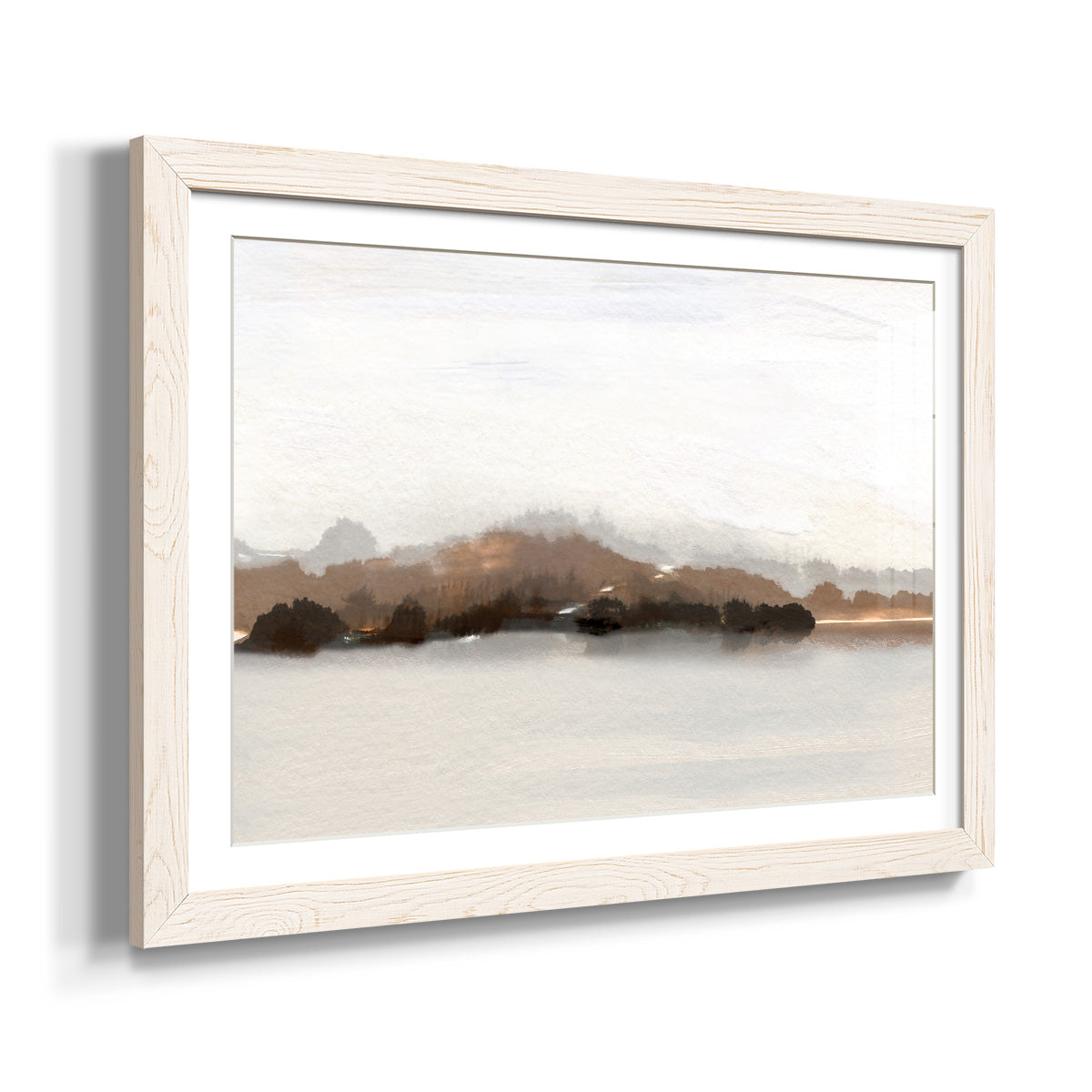 Slauson Mountain at Dusk - Barnwood Framed Art Print