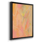 Peach Bliss III - Modern Framed Canvas Print