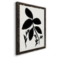 Silhouette Garden II - Premium Canvas Framed in Barnwood - Ready to Hang