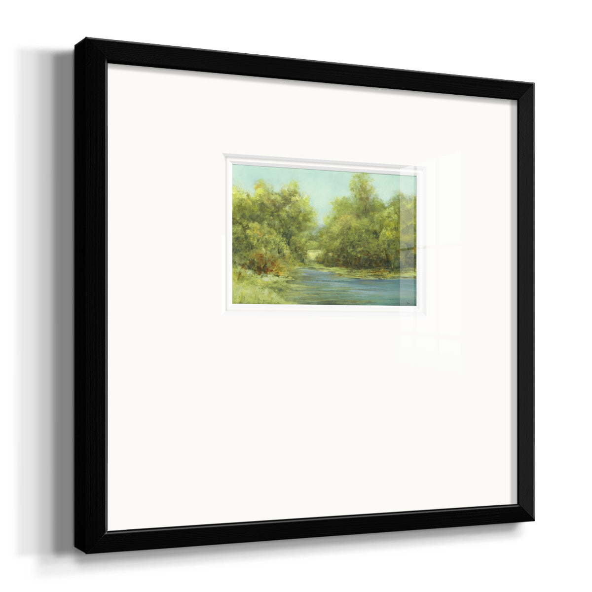 Country Views III Premium Framed Print Double Matboard