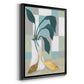 Plant Vased II - Modern Framed Canvas Print