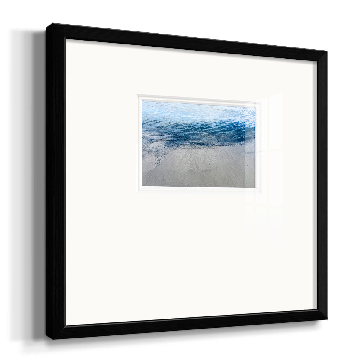 Aegean Blue Water Premium Framed Print Double Matboard