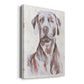 Sitting Dog I Premium Gallery Wrapped Canvas - Ready to Hang