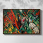 In the Rain, 1912 - Floater Framed Canvas Print