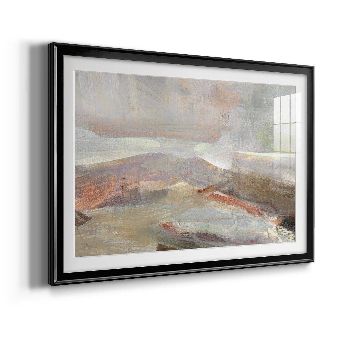 Distant Canyon - Modern Framed Art Print