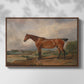 A Hunter in a Landscape, c. 1810 - Floater Framed Canvas Print