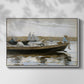Boys in a Dory, 1873 - Floater Framed Canvas Print