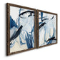 Indigo Swash I - Premium Framed Canvas 2 Piece Set - Ready to Hang