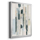 Paper Strata II - Modern Framed Canvas Print