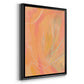 Peach Bliss II - Modern Framed Canvas Print