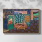 Interior with Aubergines, 1911 - Floater Framed Canvas Print
