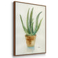 Succulent IV - Framed Premium Gallery Wrapped Canvas L Frame - Ready to Hang