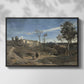 La Cervara, the Roman Campagna, c. 1830-1831 - Floater Framed Canvas Print