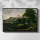The Course of Empire: The Arcadian or Pastoral State, 1834 - Floater Framed Canvas Print