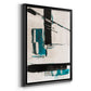 Geometry Notes II - Modern Framed Canvas Print