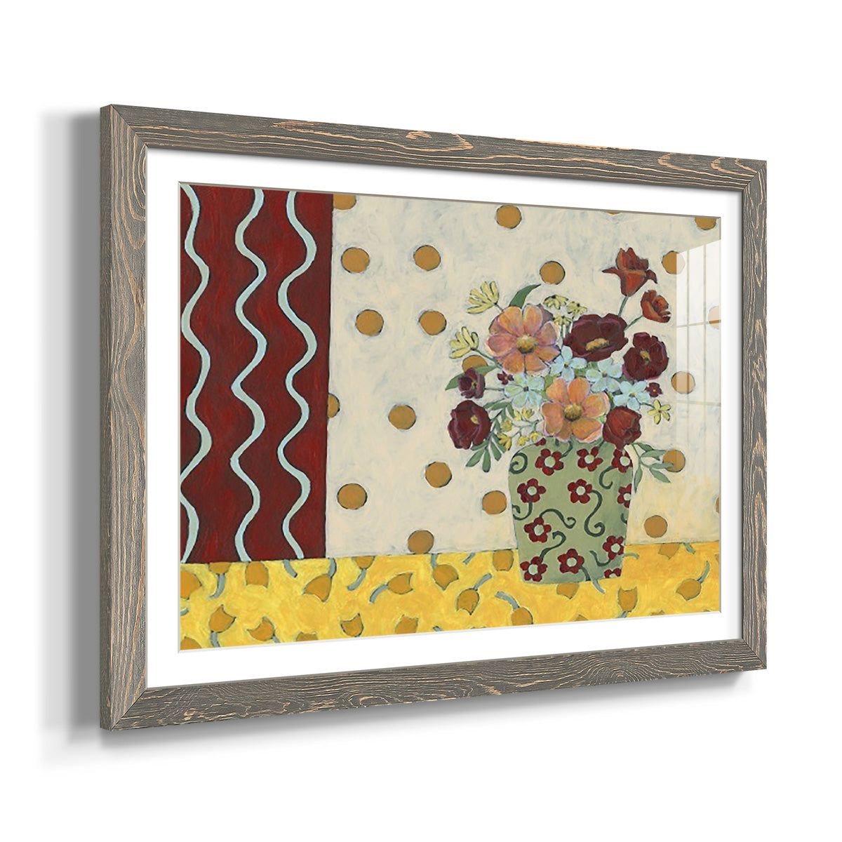 Flowerscape II-Premium Framed Print - Ready to Hang