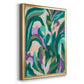 Jungle Wave I - Modern Framed Canvas Print