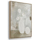 Sunday Blooms - Framed Premium Gallery Wrapped Canvas L Frame - Ready to Hang