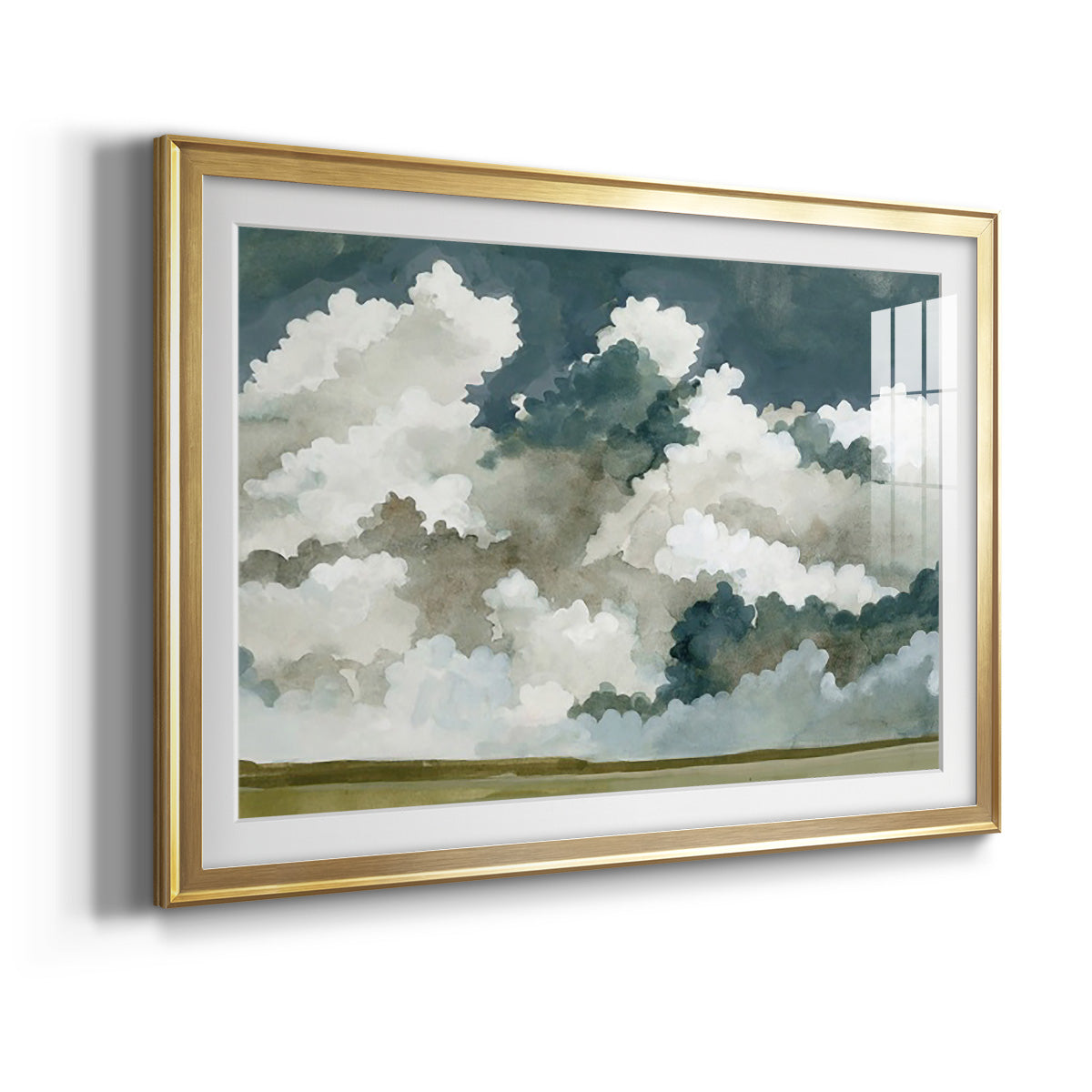 Vast Neutral Sky III - Modern Framed Art Print