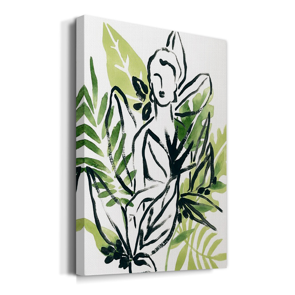 Tropical Sketchbook I - Canvas Art Print