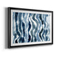 True Blue Wave II - Modern Framed Art Print