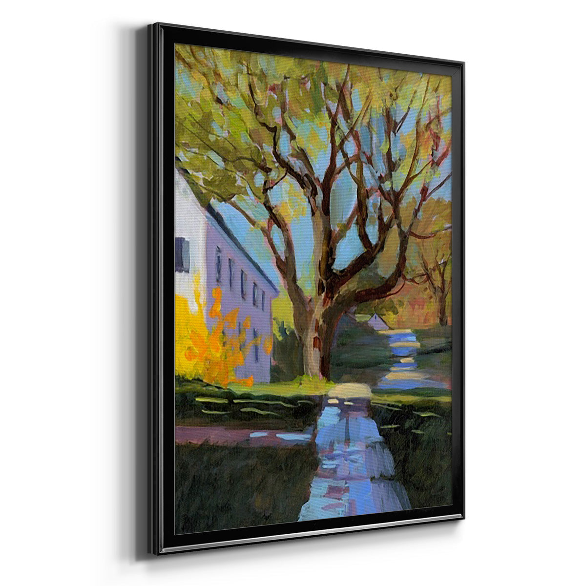 Spring in New England - Modern Framed Canvas Print