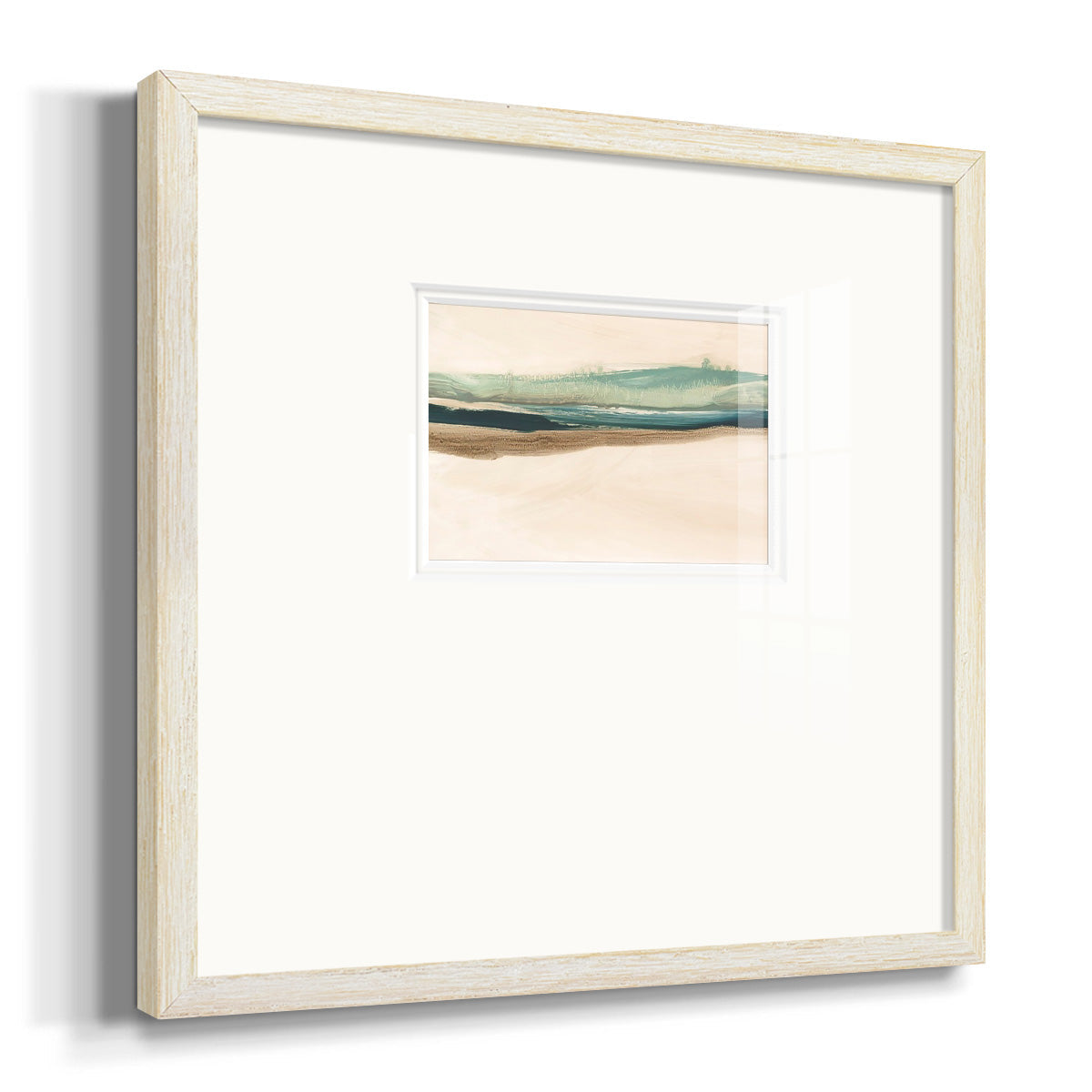 Layered Horizon II - Double Matboard Framed Print
