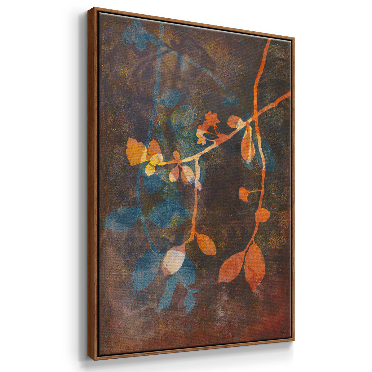 Branching Out V - Framed Premium Gallery Wrapped Canvas L Frame - Ready to Hang