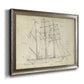 Sailboat Blueprint I Premium Framed Canvas- Ready to Hang