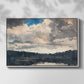 The Lone Boat, North Woods Club, Adirondacks, 1892 - Floater Framed Canvas Print