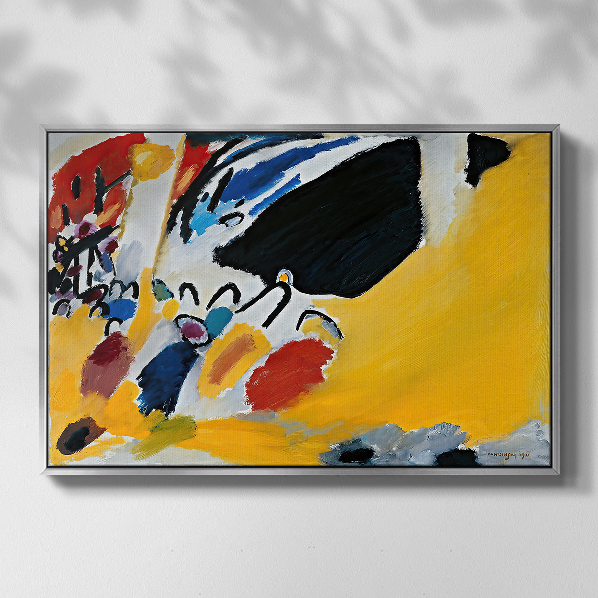 Impression III (Concert), 1911 - Floater Framed Canvas Print