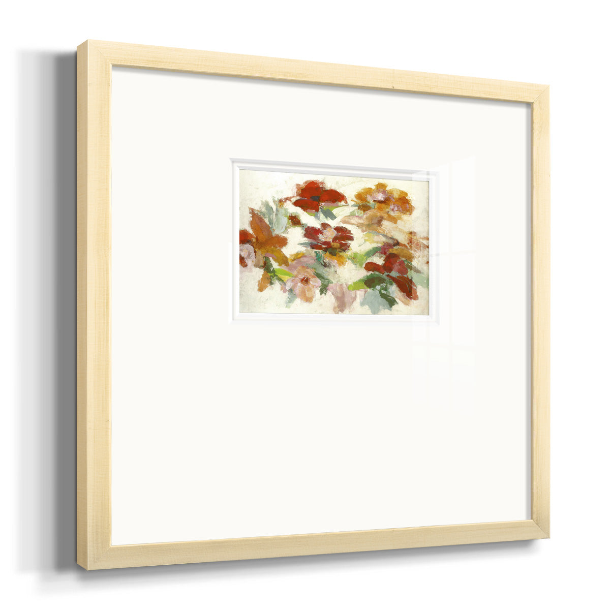 Floral Impressions V1- Premium Framed Print Double Matboard